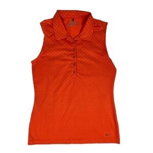 Nike Golf Tour Performance Dri-Fit Polka Dot Sleeveless Top. Size S
